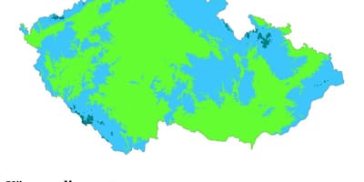 República checa clima mapa
