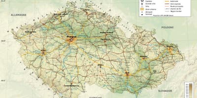 República checa geografia mapa