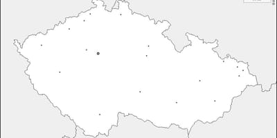 República checa mapa em branco