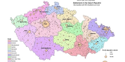 República checa municípios mapa