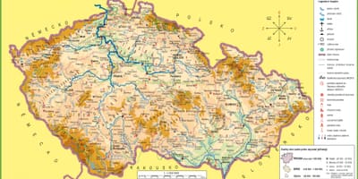 Mapa de república checa