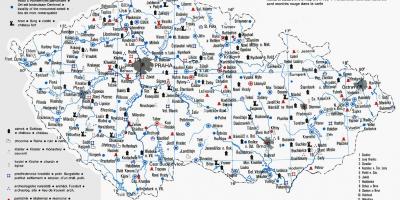 República checa monumentos mapa